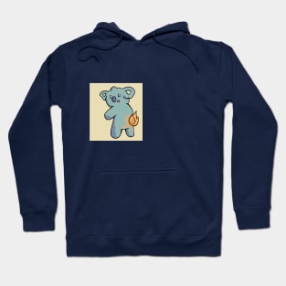 Sad Burning Koala Bear Hoodie